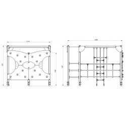 La varappe infernale - plan 1 - structure de jeu extérieur - Ouno by Proludic