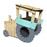 Le tracteur - vue de dos - structure de jeu extérieur - Ouno by Proludic